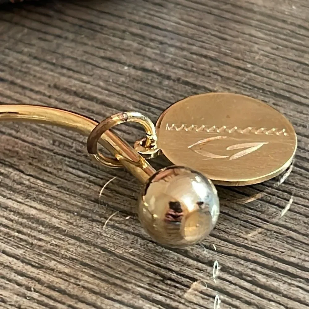 Vintage Boxed Gold-tone Marc Anthony Key Ring